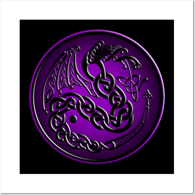 CELTIC DRAGONS 2 Wall Art by GardenOfNightmares